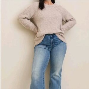 Torrid VEGAN CASHMERE PULLOVER CREW NECK TUNIC SWEATER PINK Size 1x 14-16